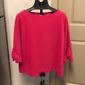 Brand new Talbots Pink 3/4 length blouse